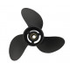 48-812951A02 Propeller Mercury 4 to 6HP 2-stroke and 4-stroke 7.8 X 9