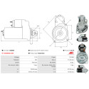 Starter Mitsubishi ENDEAVOR (D8_W, D7_W)_1