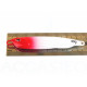 Sea fishing jig 40g red and white Pospho